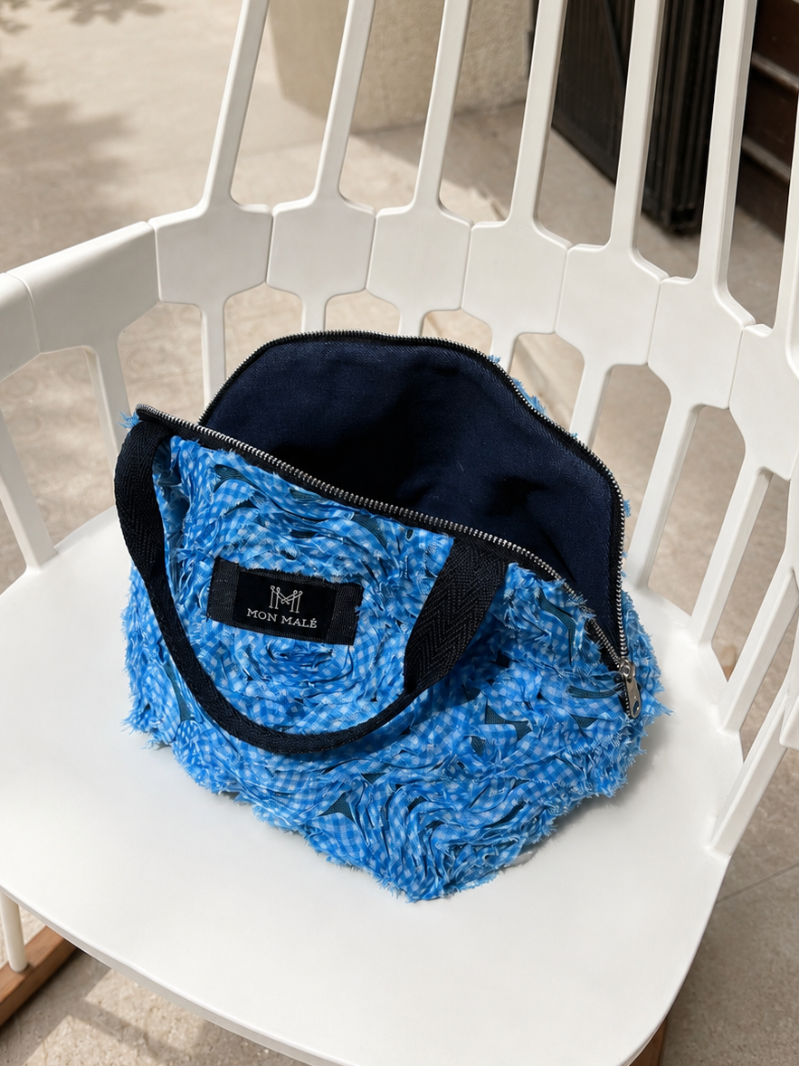 Vichy Handbag Blue