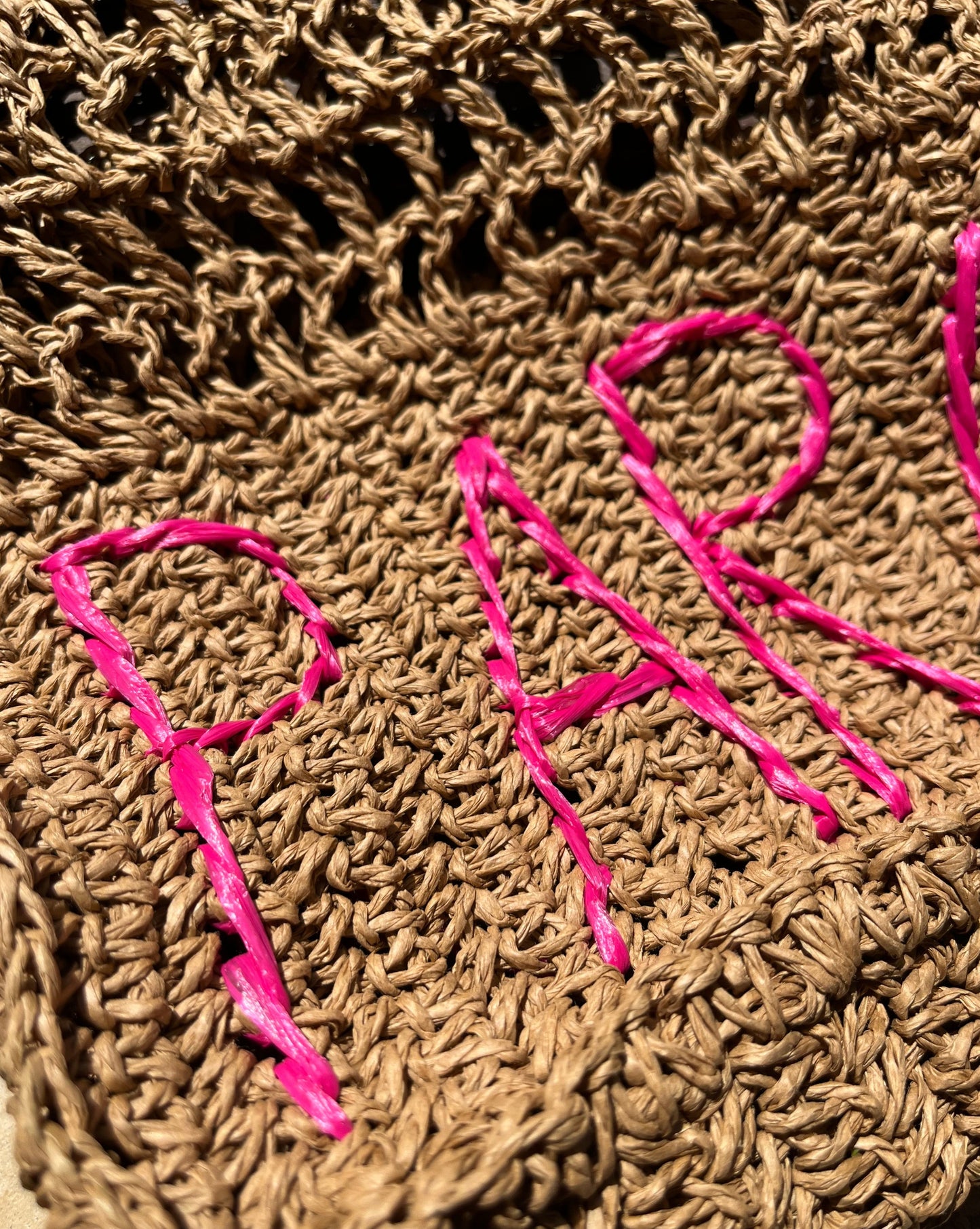 Raffia tote
