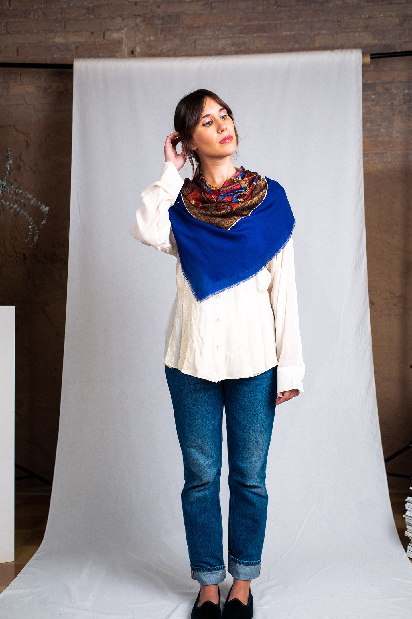 Silk Wool Scarf n.3