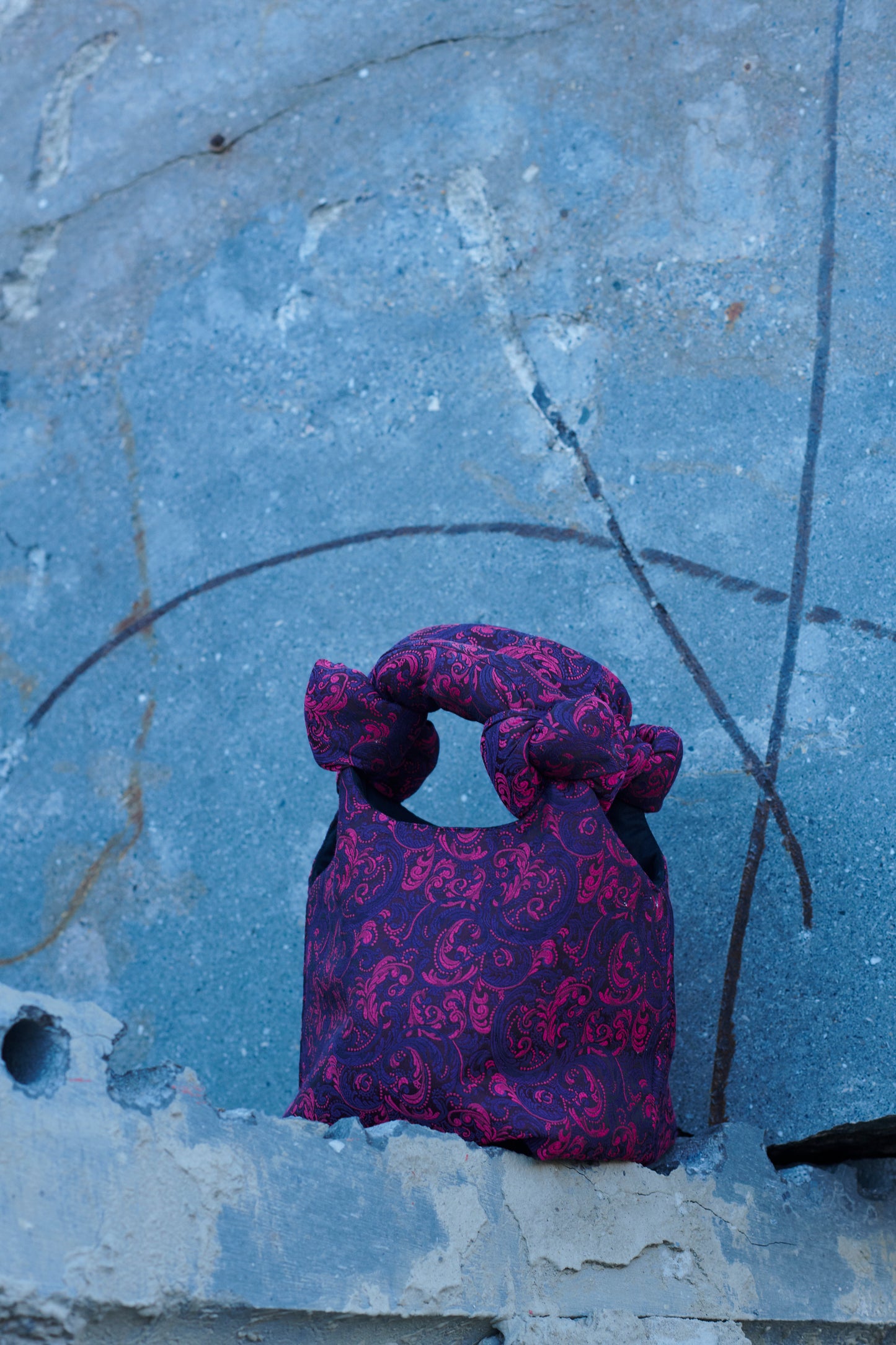 Mina reversible handbag Fucsia