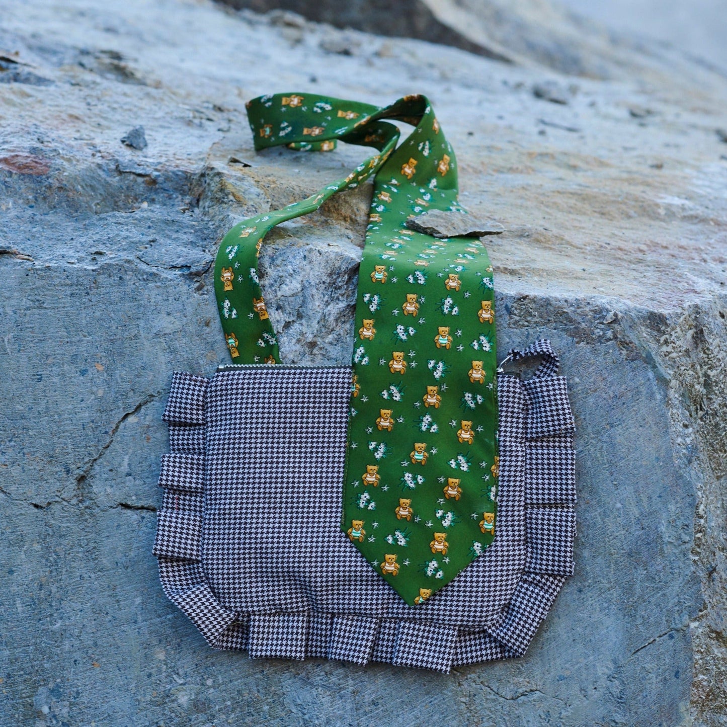 Teddy Tie Cross-body purse