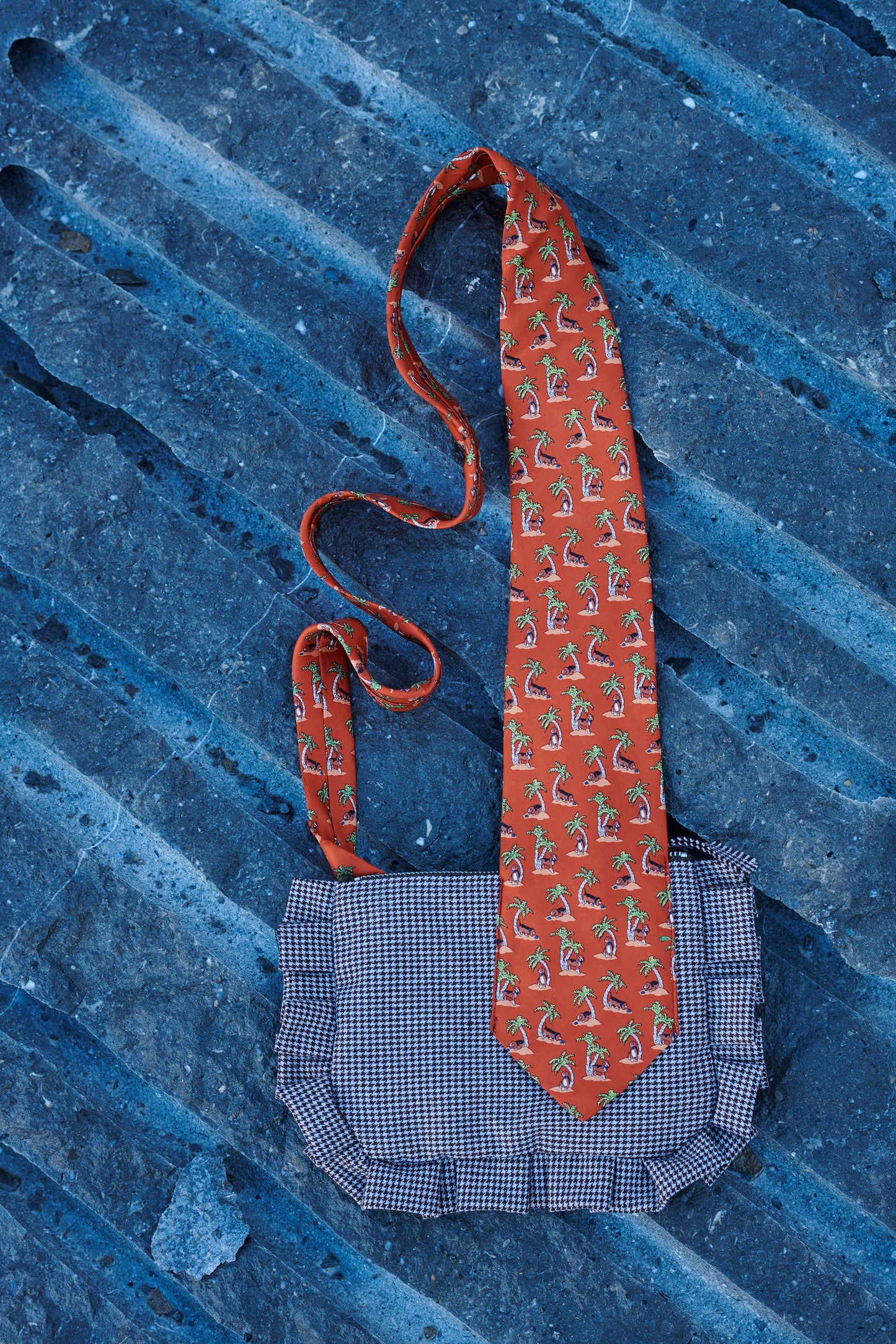 Palms Tie Cross-body purse