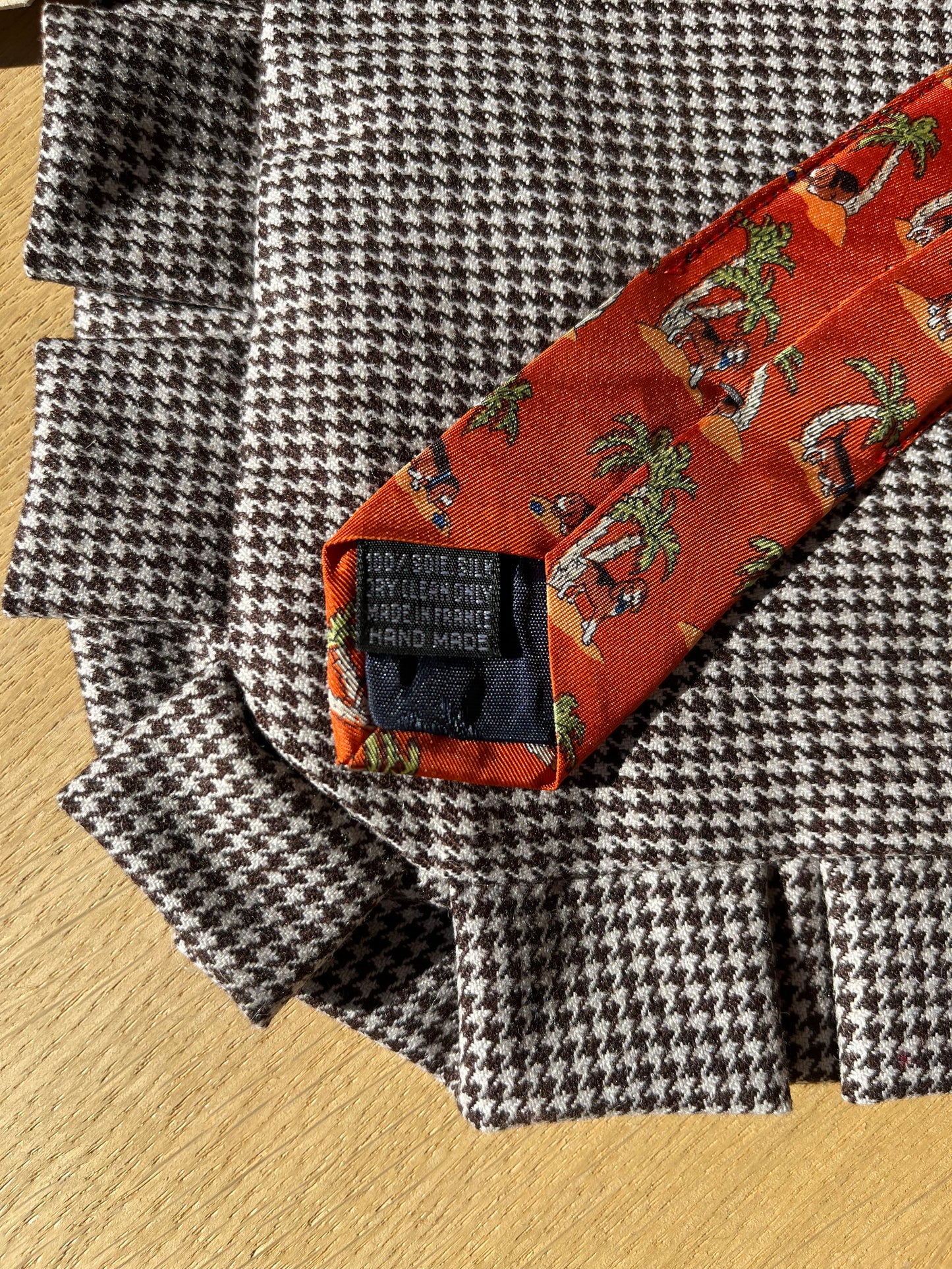 Palms Tie Cross-body purse