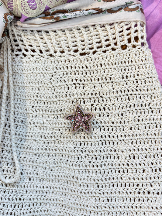 Pink Star Brooch