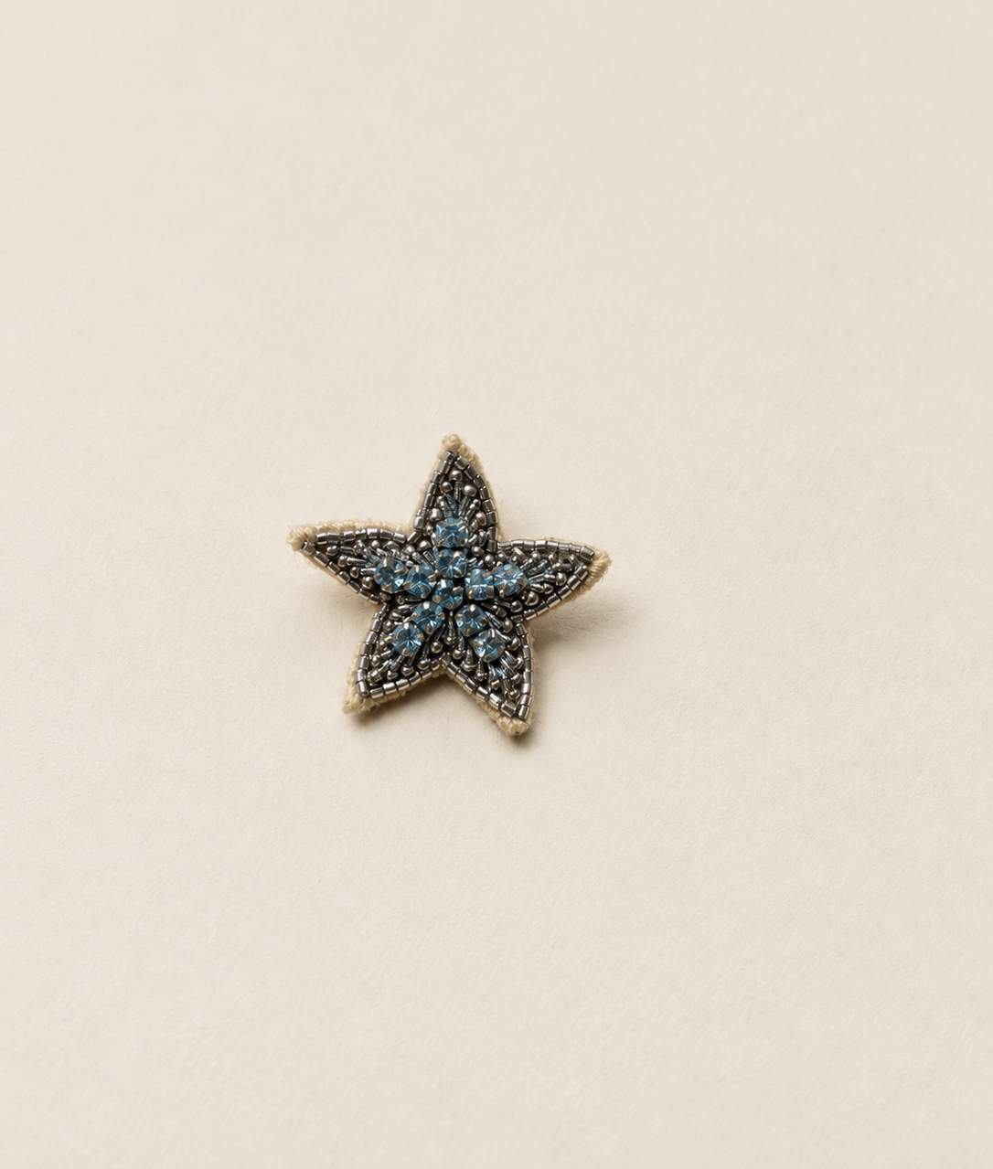 Blue Star Brooch