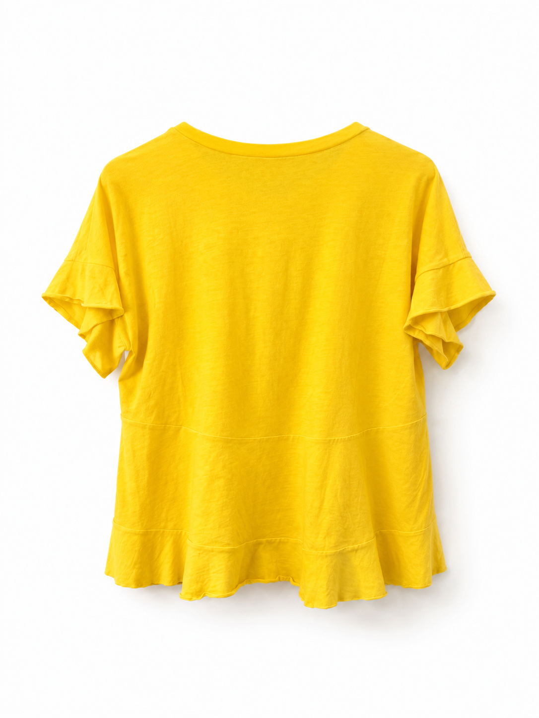 Guipur collar T-shirt